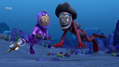 La patrulla salva a Otis bajo el agua