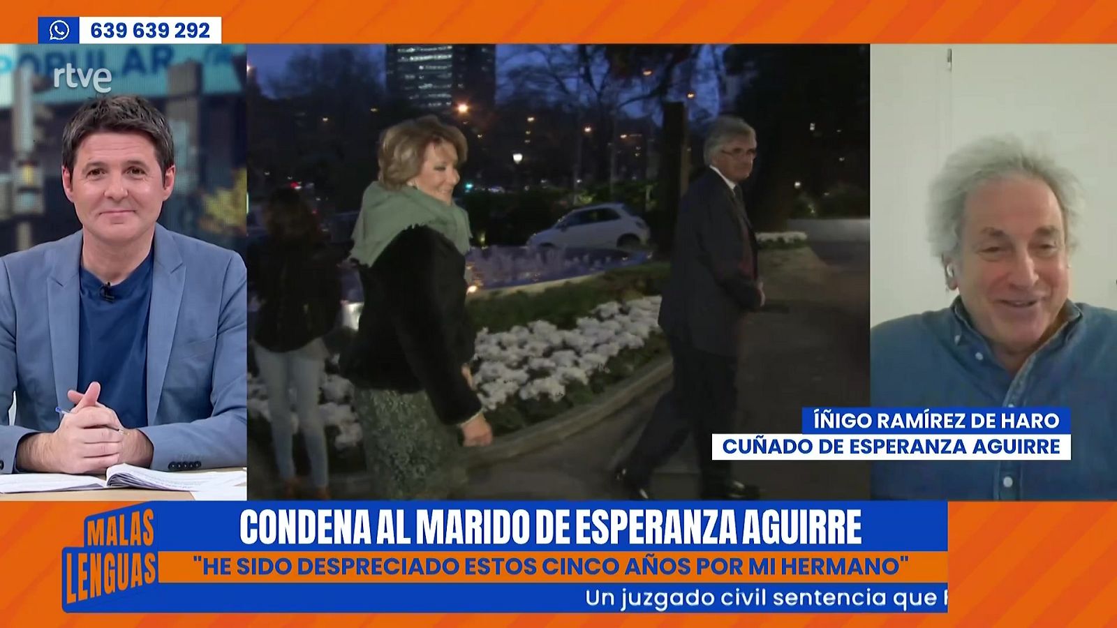 El cuñado de Esperanza Aguirre, Íñigo Ramírez de Haro, en Malas Lenguas - Malas lenguas | Ver