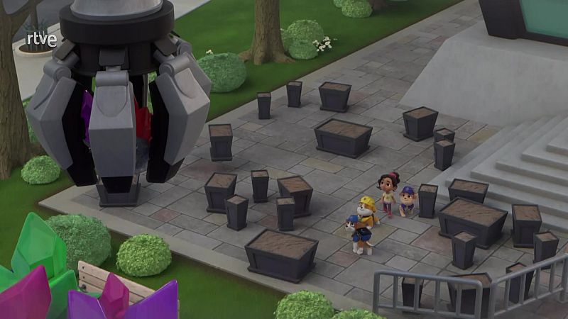 The Crew Builds a Colorful Crystal Show! - Equipo Rubble en inglés | Watch