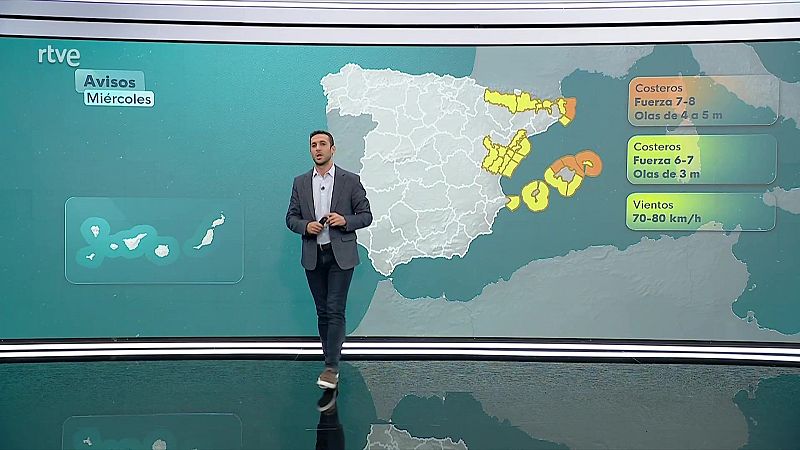 El Tiempo Noche - 25/11/25 - RTVE.es - El tiempo | Ver