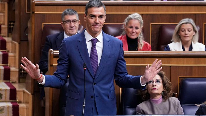 RTVE Noticias Vídeo - Sánchez vuelve a dar la cara por García Ortiz ante un crítico Feijóo