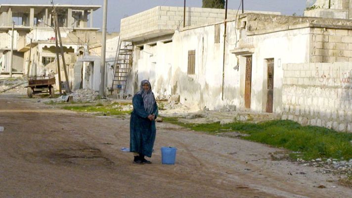 Telediario 1 - Ayuda a necesitados en Siria