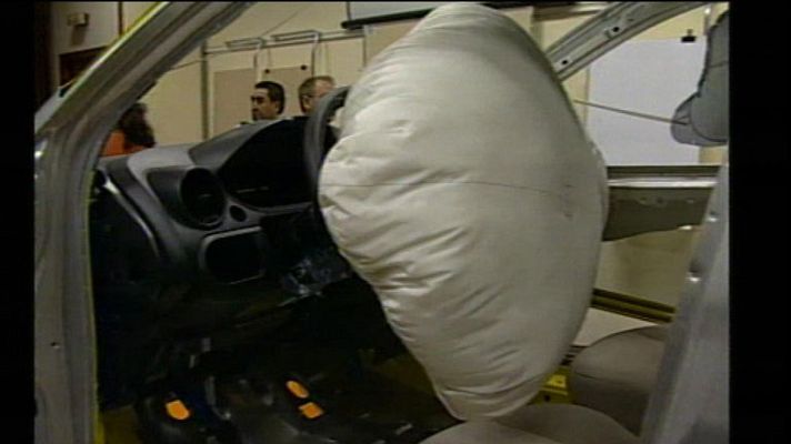 Telediario 1 - Elementos de seguridad del coche