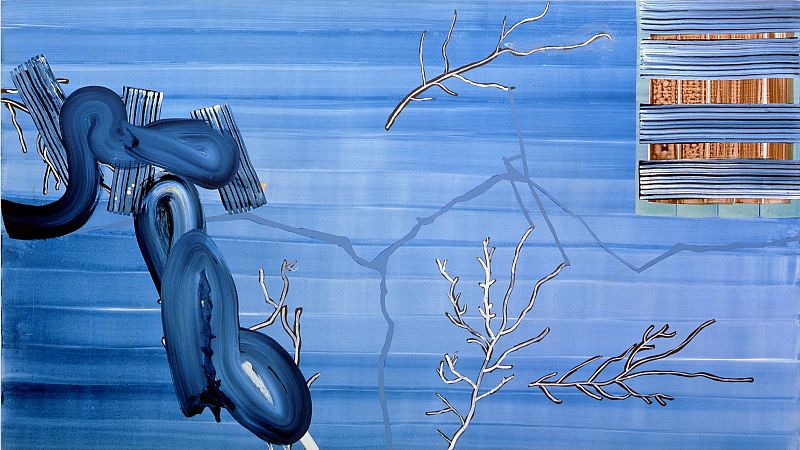 Entrevista a Juan Uslé en el Reina Sofía, que expone su obra - Informativo 24h | Ver