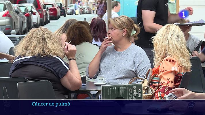 L'Informatiu - La mortalitat per càncer de pulmó supera la de mama entre les dones