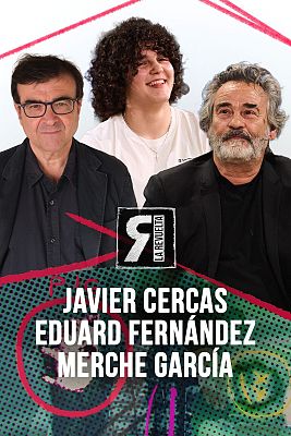 Javier Cercas, Eduard Fernndez y Merche Garca