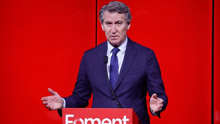 Informativo 24h - Feijóo lamenta la "imagen de degradación" de España tras la entrada de Ábalos en prisión