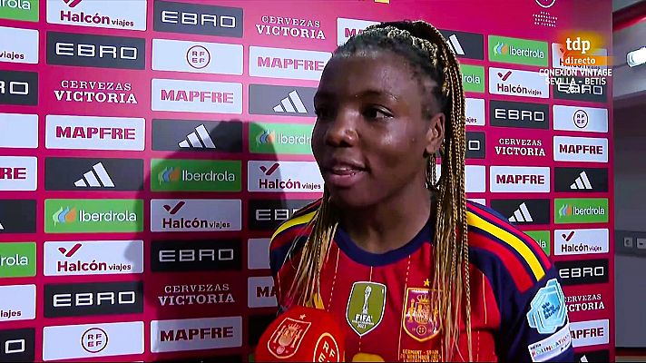 UEFA Women's Nations League - Edna Imade, tras su debut con la selección: "Sonia Bermúdez me ha dicho que disfrute"