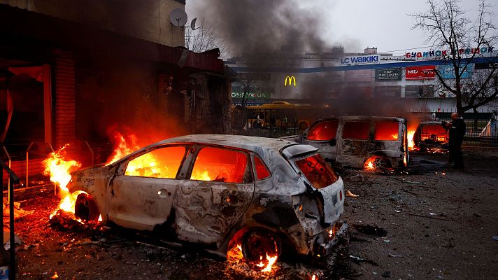 Telediario Fin de Semana - Rusia ejecuta un ataque de más de 10 horas que deja tres muertos en Kiev