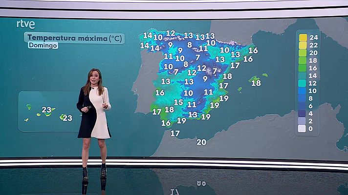 El tiempo - Nieblas persistentes en la meseta norte con posible cencellada durante la madrugada