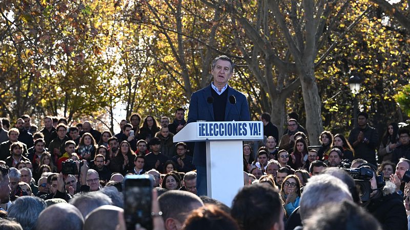 Feijóo: "El sanchismo está en la cárcel y debe salir del Gobierno" - Fin de semana 24h | Ver