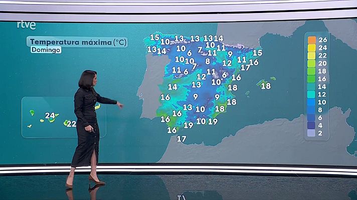 El tiempo - Nevadas en cotas que pueden bajar a los 1000m en la Cordillera Cantábrica y Pirineo