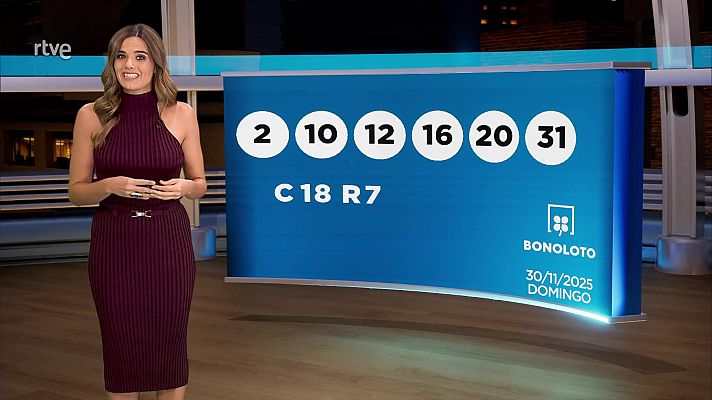 Loterías - Sorteo de la Bonoloto y El Gordo de la Primitiva del 30/11/2025