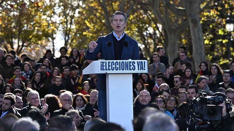 Los socios de investidura de Sánchez y Vox critican la manifestación del PP