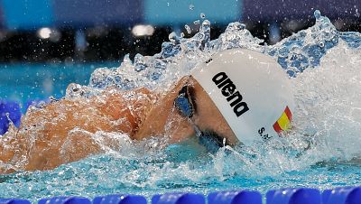 El relevo español de 4x50 libre bate el récord de España