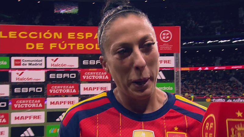 Jenni Hermoso, emocionada tras ganar la Nations: "Celebrarlo en Madrid me hace mucha ilusión"