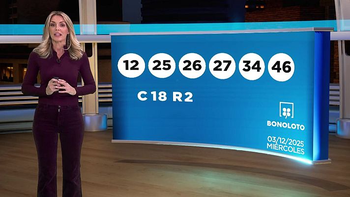 Loterías - Sorteo de la Bonoloto del 03/12/25