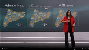 Dijous, molts nvols, poca pluja, vent i fred.