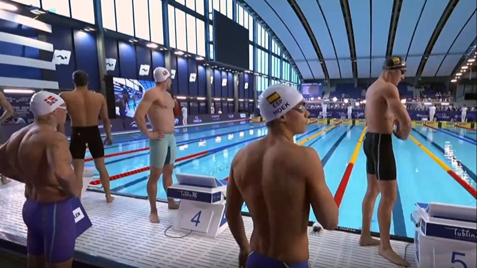 El relevo español del 4x50 libre mixto bate el récord de España y estará en la final - Natación | Ver