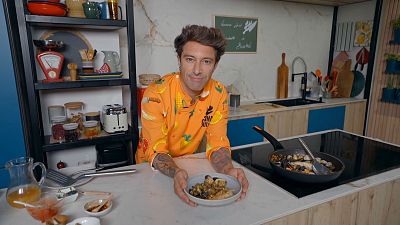 Cruixent de pastanaga, suquet de rap i cheesecake