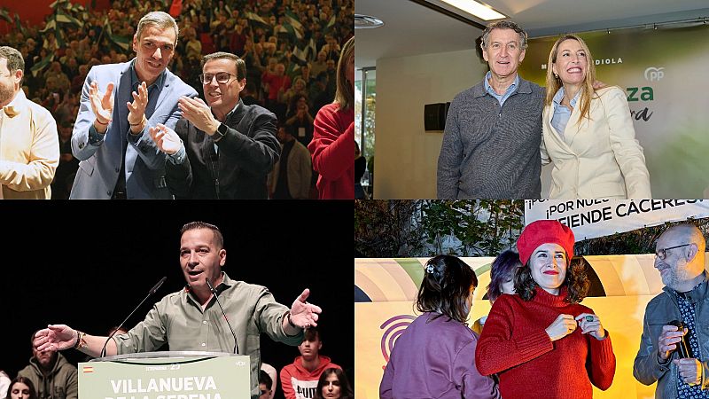 Arranca la campaña electoral en Extremadura