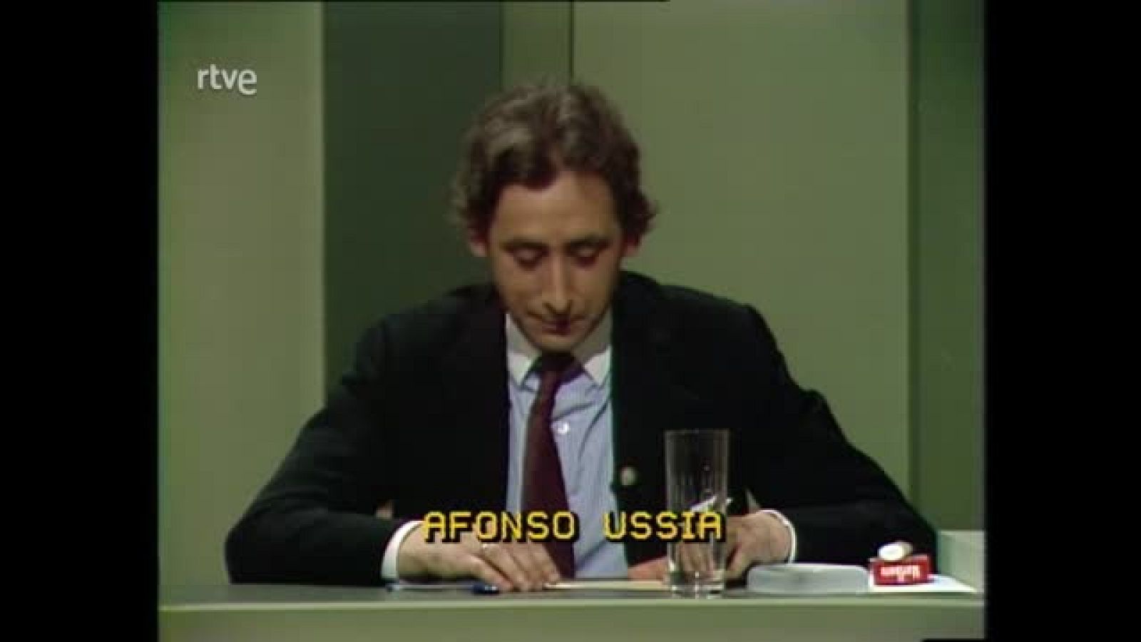 Momentos en los que Alfonso Ussía compartía plató con Jesús Hermida