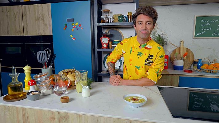 Cuina Brutal - Crema de pèsols, arròs i donuts de pastanaga