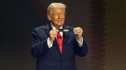 Donald Trump recibe el premio FIFA de la paz por "promover el dilogo y la desescalada de numerosos conflictos"