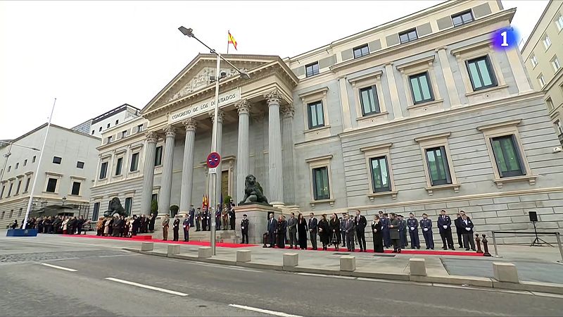 Acte al Congrés dels Diputats per celebrar el 47è aniversari de la Constitució