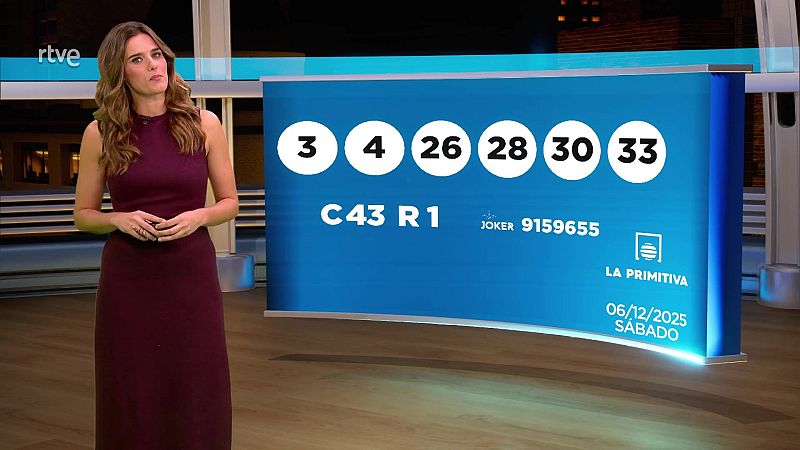 Sorteo de la Bonoloto y Primitiva: 06/12/2025 - Loterías | Ver