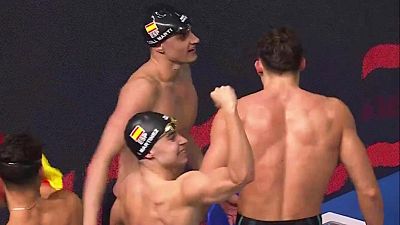 España gana el bronce en los relevos del 4x50 estilos masculino