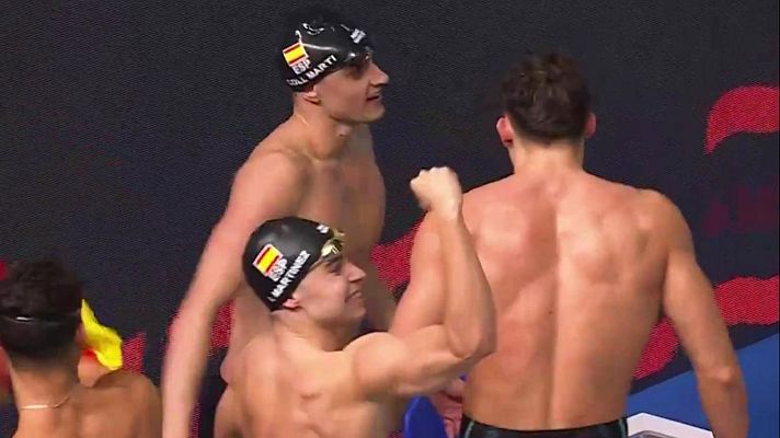  - España gana el bronce en los relevos del 4x50 estilos masculino