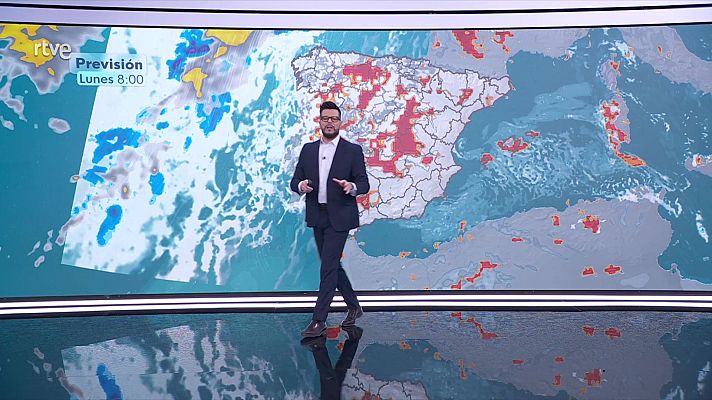 El tiempo - Máximas en aumento en Comunidad Valenciana, Castilla-La Mancha, entorno pirenaico, Ampurdán y cantábrico
