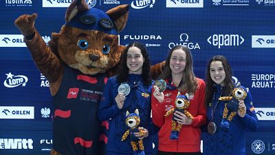 España cierra con seis medallas el Europeo de natación en piscina corta