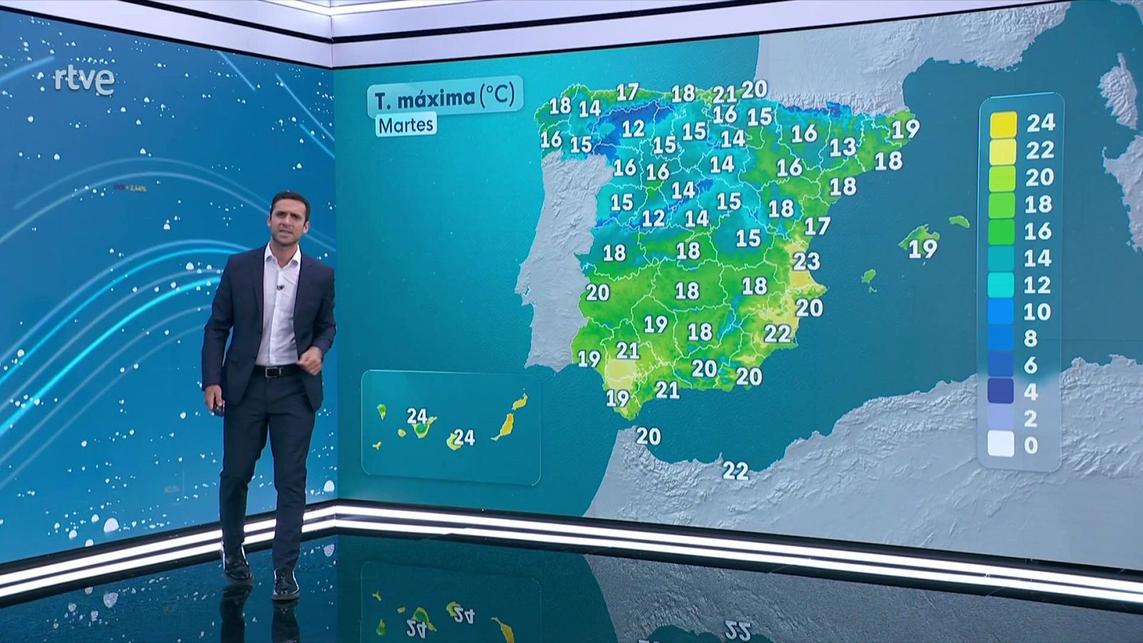 El Tiempo Noche - 08/12/25 - RTVE.es - El tiempo | Ver