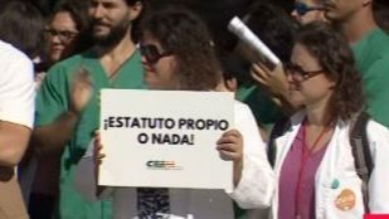 Huelga de médicos de 4 días contra el Estatuto Marco