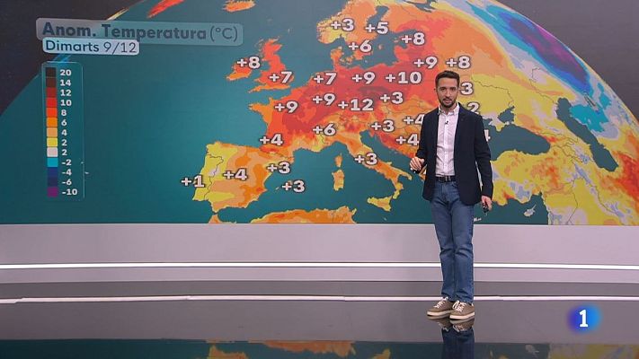 El temps - El front associat a la borrasca Bram arribarà molt desgastat a Catalunya