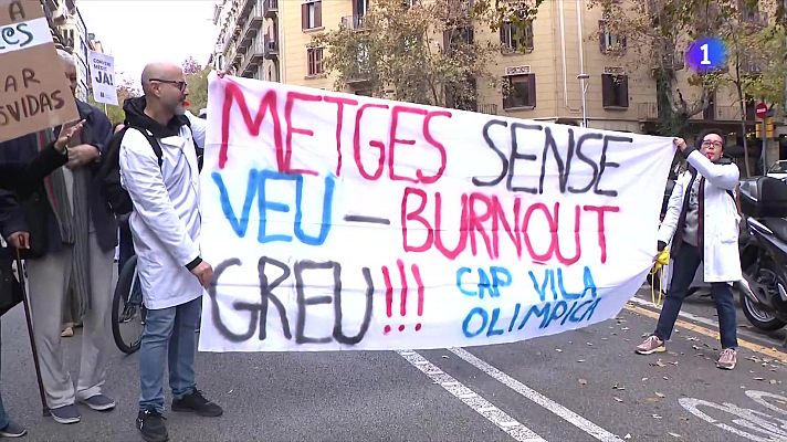 L'Informatiu - Primer dia de vaga de metges per reclamar millores laborals