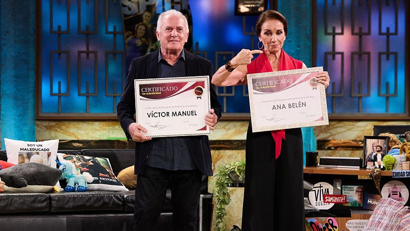 La Revuelta | Las manías de escenario de Ana Belén y Víctor Manuel