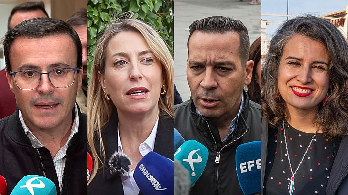 Telediario 2 - El ministro Cuerpo arropa a Gallardo mientras el PP recuerda su situación procesal en plena campaña