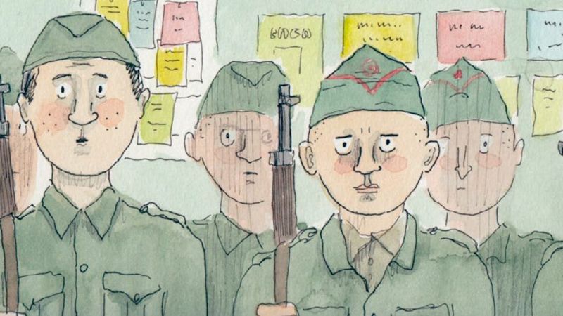 'Aquí donde estoy', el cómic que retrata la batalla del Ebro a través del testimonio de un superviviente