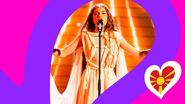 Eurovisión Junior - Macedonia del Norte: Nela Manceska canta "Miracle"