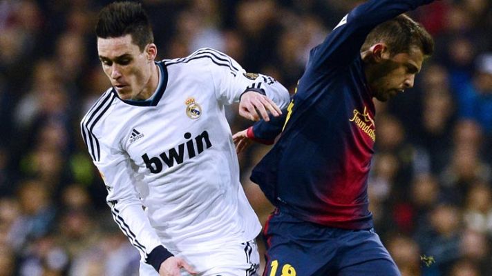 Telediario 1 - Alba: "Solo Callejón vio lo de Messi y Karanka"