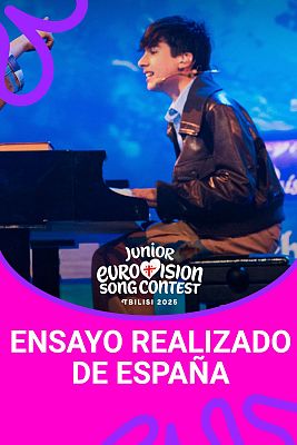 Eurovisión Junior - Ensayo realizado de Gonzalo Pinillos en Eurovisión Junior 2025