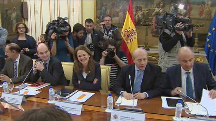 Telediario 1 - Reforma educativa y manifestaciones