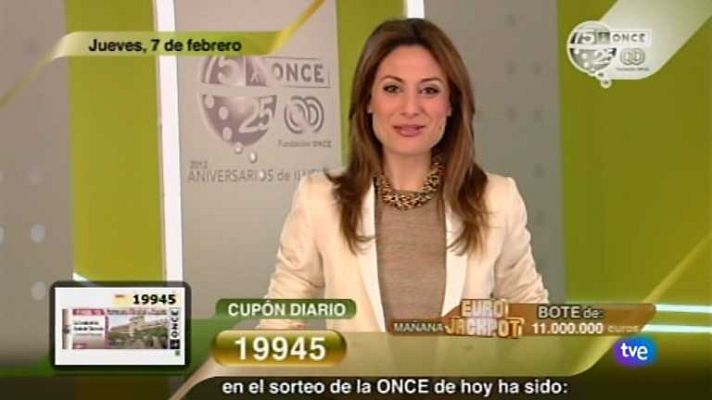 Sorteos ONCE - Sorteo ONCE - 07/02/13