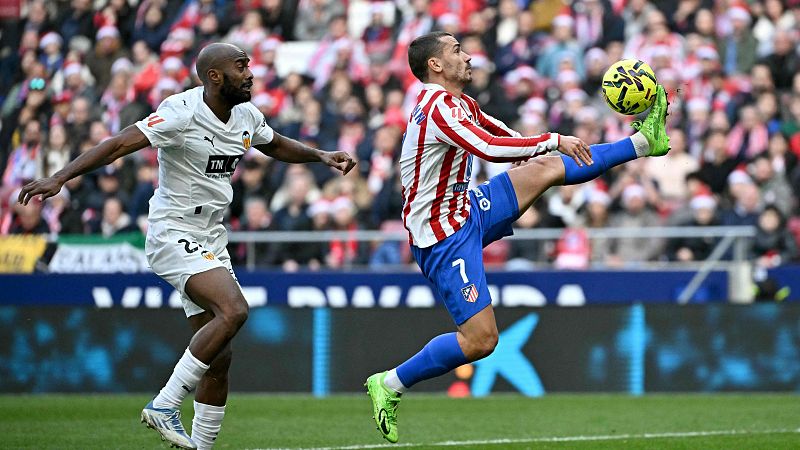 Atlético Madrid - Valencia: resumen partido 16ª jornada | Primera | Ver