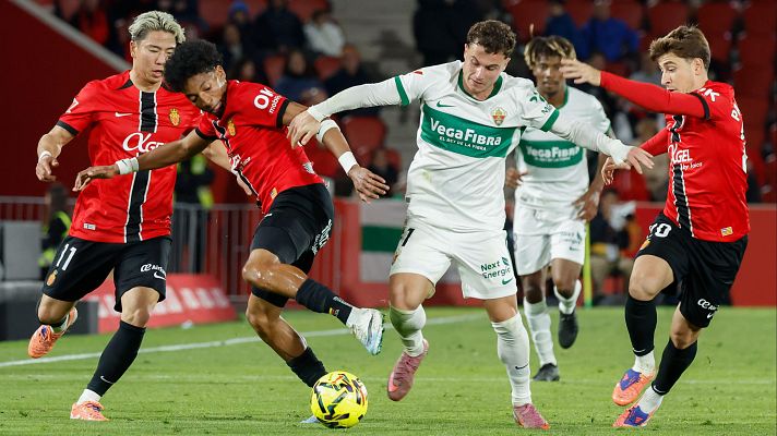 Resúmenes de LaLiga - RCD Mallorca - Elche CF: resumen del partido de la 16ª jornada de Liga | Primera