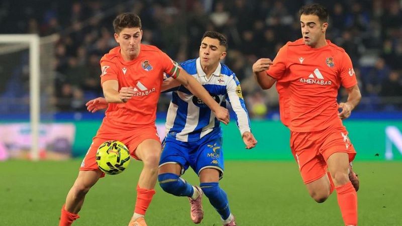 RC Deportivo de la Coruña - Real Sociedad B: resumen del partido de la 18ª jornada de Liga | Segunda