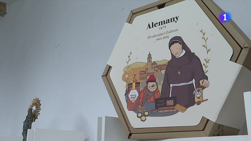 Les Clarisses i els torronaires d’Os de Balaguer creen un calendari d'Advent dolç i espiritual
